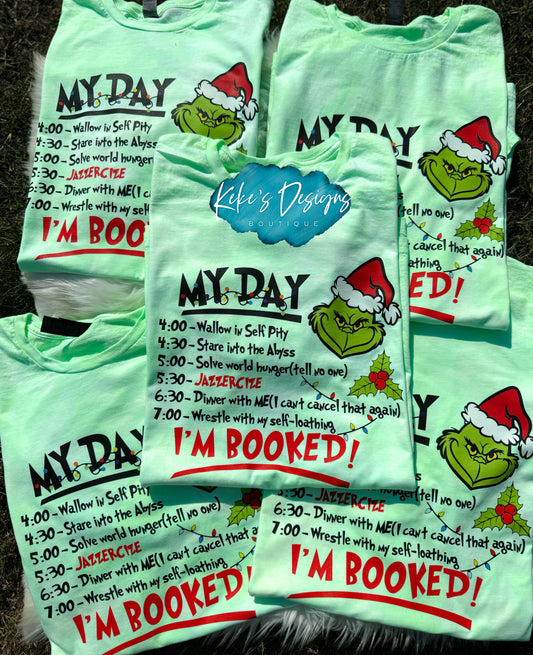 Grinch Schedule Shirt