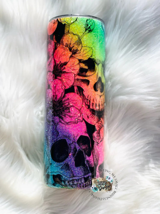 Rainbow Skulls